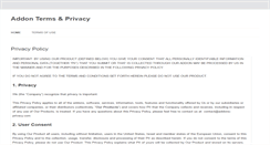 Desktop Screenshot of addons-privacy.com